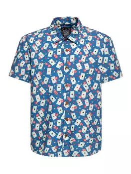 Рубашка King Kerosin, синий