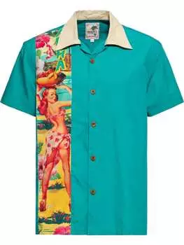 Рубашка King Kerosin, синий