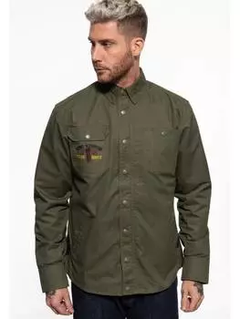 Рубашка King Kerosin, зеленый