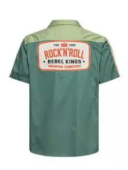 Рубашка King Kerosin, зеленый