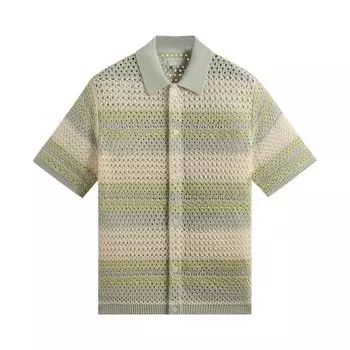 Рубашка Kith Thompson Crochet Button Down Shirt, разноцветный