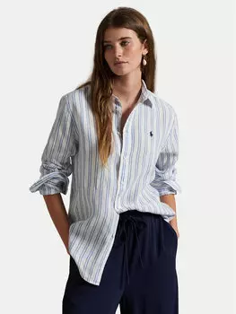 Рубашка классического кроя 211970691007 Polo Ralph Lauren, голубой