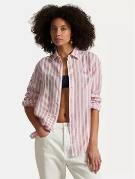 Рубашка классического кроя 211970691008 Polo Ralph Lauren, розовый