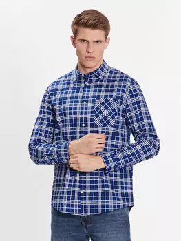 Рубашка классического кроя Tommy Jeans, синий