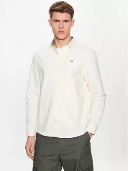 Рубашка классического кроя Tommy Jeans, желтый