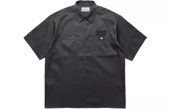 Рубашка ко-бренда Wacko Maria X WACKO MARIA унисекс, угольный цвет Dickies, цвет Charcoal