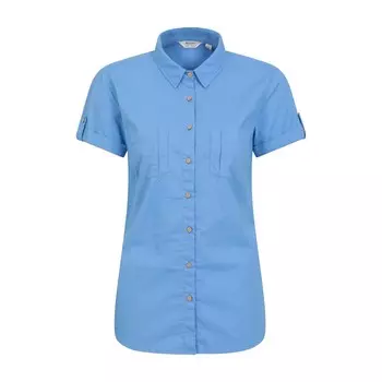 Рубашка "кокос" с коротким рукавом Mountain Warehouse, синий