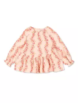 Рубашка Konges Sljd с цветочным принтом, розовый