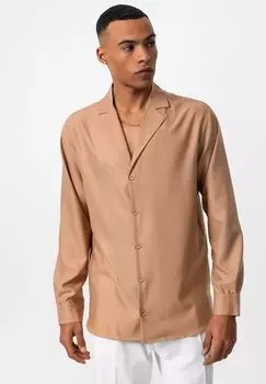 Рубашка KOPENHAG, LAPEL COLLAR Antioch, коричневый