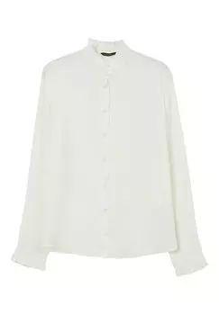 Рубашка КОРЕЙСКАЯ С Оборками Calliope, белый