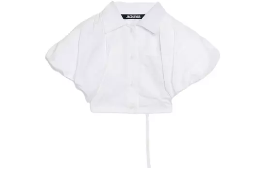 Рубашка короткая Jacquemus женская, белый