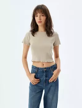 Рубашка Koton, бежевый