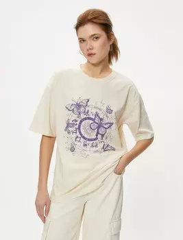 Рубашка Koton, бежевый