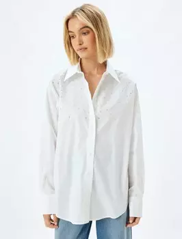 Рубашка Koton Blouse, белый