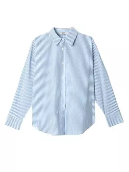 Рубашка Koton Blouse, светло-синий