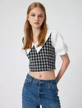 Рубашка Koton, черный