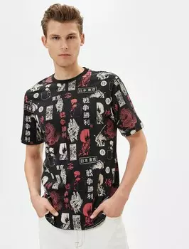 Рубашка Koton, черный