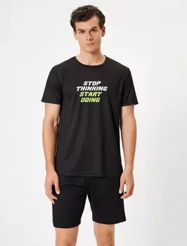 Рубашка Koton, черный