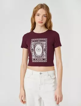 Рубашка Koton, цвет Wine red