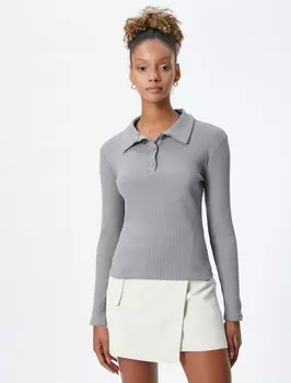 Рубашка Koton, серый