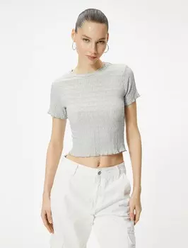 Рубашка Koton, серый