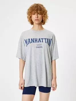 Рубашка Koton, серый