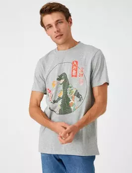 Рубашка Koton, серый