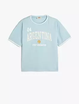 Рубашка Koton, синий