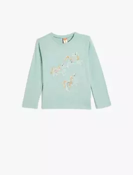 Рубашка Koton, синий