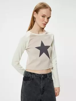 Рубашка Koton, светло-коричневый