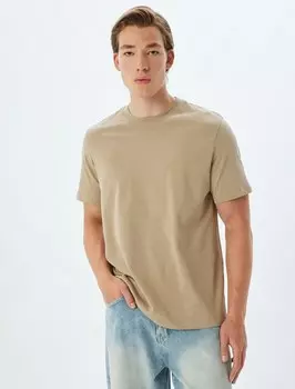 Рубашка Koton, светло-коричневый