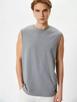 Рубашка Koton, светло-серый