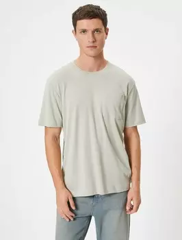 Рубашка Koton, светло-серый