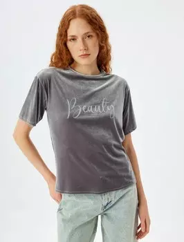 Рубашка Koton, темно-серый