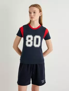 Рубашка Koton, темно-синий