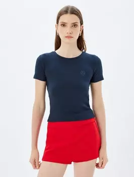 Рубашка Koton, темно-синий