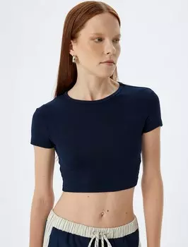 Рубашка Koton, темно-синий