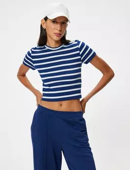 Рубашка Koton, темно-синий