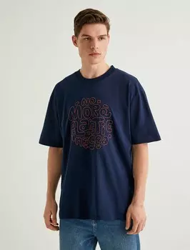 Рубашка Koton, темно-синий