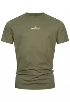 Рубашка Kronstadt Conrad, оливковый