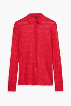 Рубашка крючком MISSONI, красный