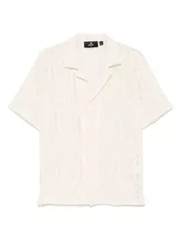 Рубашка крючком по всей поверхности Represent, белый