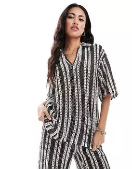 Рубашка крючком в моно Extro & Vert