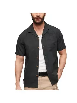 Рубашка курорт Superdry, черный