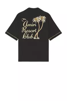 Рубашка курортного клуба Amiri, черный