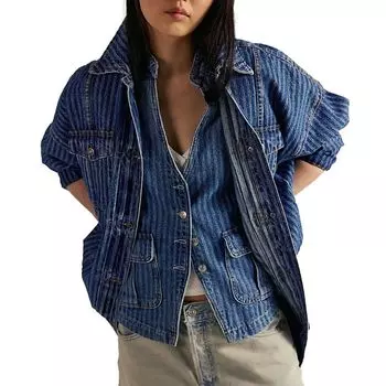 Рубашка-куртка Dunes Free People, голубой