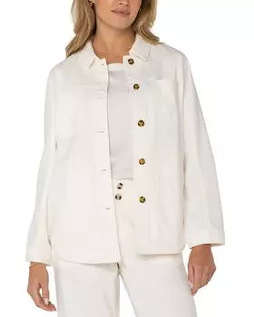 Рубашка-куртка на пуговицах Liverpool Los Angeles, белый