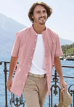 Рубашка KURZARM H.I.S, коралловый