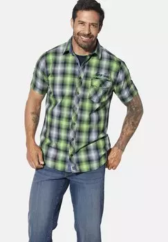 Рубашка KURZARM HILSING Jan Vanderstorm, зеленый