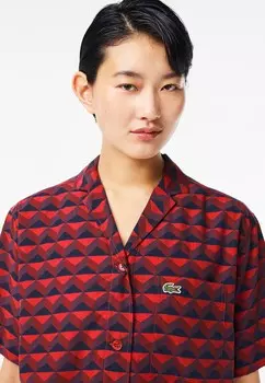 Рубашка KURZARM Lacoste, синий